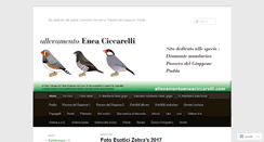 Desktop Screenshot of allevamentoeneaciccarelli.com